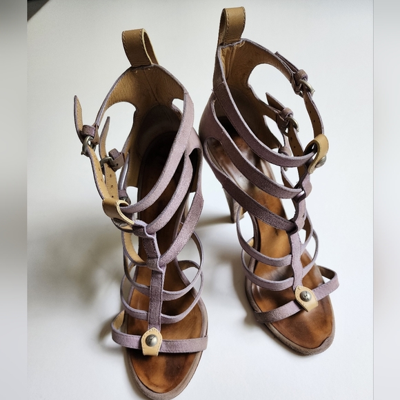 Giuseppe Zanotti Design Heeled Gladiator Sandals Size 39 - Picture 1 of 15